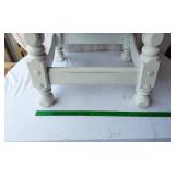 Rustic Small Wooden Stool or Side Table 20" tall