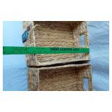 Lot of Wicker Storage Baskets