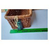 Lot of Wicker Storage Baskets