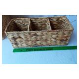 Lot of Wicker Storage Baskets