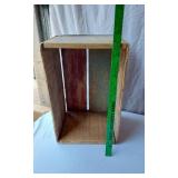 Vintage Wooden Crates and Metal Bucket Lot