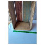 Vintage Wooden Crates and Metal Bucket Lot