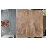 Solid Wood Vintage Side Table 24 1/2" Tall