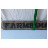 Decorative Home Decor Lot including Ornate Mirror, Framed Art, and Wood Signs