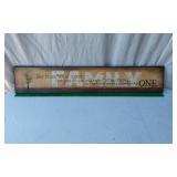 Decorative Home Decor Lot including Ornate Mirror, Framed Art, and Wood Signs