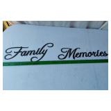 Decorative Home Decor Lot including Ornate Mirror, Framed Art, and Wood Signs