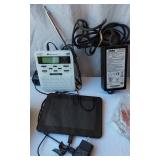 Assorted Electronics and Accessories including Viasat Power Adapter, Midland Weather Radio, Juliette Walkie Talkies and Various Cables