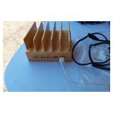 Assorted Electronics and Accessories including Viasat Power Adapter, Midland Weather Radio, Juliette Walkie Talkies and Various Cables