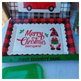 Merry Christmas Trays, Festive Bells, and Giving Plate