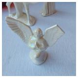 Nativity Scene Set with Snowman Decorations