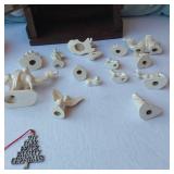 Nativity Scene Set with Snowman Decorations