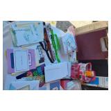 Lot of Office Supplies Including Binders and Photo Paper