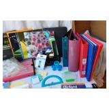 Lot of Office Supplies Including Binders and Photo Paper