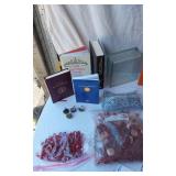 Lutheran Handbook and FetchFind Notebooks, Decorative Glass Blocks, and Craft Supplies