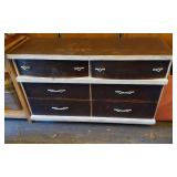 Vintage Wooden Dresser 31 1/2" tall, 18" deep, 50" wide