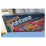 Jesse Ventura Doll and Board Games including Showdown Yahtzee, Scrabble, and Apples to Apples