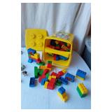 LEGO Duplo Blocks and Littlest Pet Shop Figures