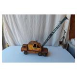 Vintage Metal Toy Crane Truck