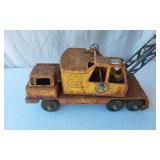 Vintage Metal Toy Crane Truck