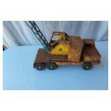 Vintage Metal Toy Crane Truck