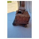 Rusty Vintage Toy Excavator
