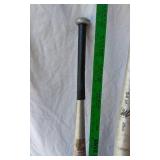 Mixed Sports Equipment Lot including Easton Hammer Bat, MacGregor Bat, Franklin Teeball Bat, Prince Tennis Racket, and Assorted Golf Balls