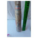 Mixed Sports Equipment Lot including Easton Hammer Bat, MacGregor Bat, Franklin Teeball Bat, Prince Tennis Racket, and Assorted Golf Balls