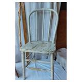 Wooden Chairs and Yardsticks with Walking Sticks