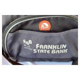 Igloo 40 QT Maxcold Wheelie Cooler and Franklin State Bank Bag
