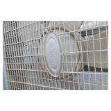 Lasko Box Fans and Sanyo Table Fan