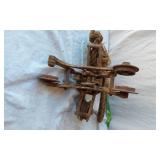 Antique Cast Iron Hay Trolley Part