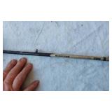 Fishing rod and reels including Zebco 33, Mitchell 300, and others