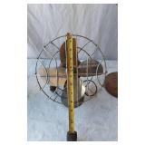 Vintage Items including Westclox Wall Clock, Desk Lamps, Frost Air Fan