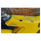 Yellow mini e-bike