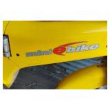 Yellow mini e-bike
