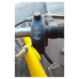 Yellow mini e-bike