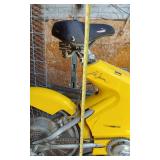 Yellow mini e-bike