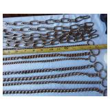 Lot of Dog Collars and Chains with Accessories