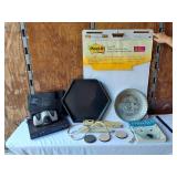 Presto Eversharp Electric Knife Sharpener, Magnavox DVD Recorder, and Assorted Items