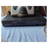 Presto Eversharp Electric Knife Sharpener, Magnavox DVD Recorder, and Assorted Items