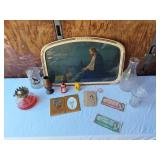 Vintage and Collectible Items including Canadian Currency, Memorabilia, and Decor
