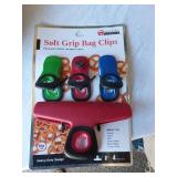 Runestone Electric Association Rain Gauge, Culinary Elements Bag Clips, Camping Water Bag, Cheese Grater, and Other Kitchen and Utility Items