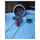 Kidde KL-2S Fire Escape Ladder, Stetson Box Cigar Box, Cast Iron Damper, and Tinkertoy Canister