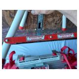 Kidde KL-2S Fire Escape Ladder, Stetson Box Cigar Box, Cast Iron Damper, and Tinkertoy Canister