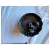Assorted Hardware and Electrical Components including Plates, Hinges, Chains, and Accessories