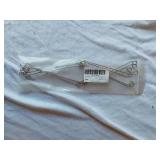 Assorted Hardware and Electrical Components including Plates, Hinges, Chains, and Accessories