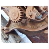Buffalo Forge Co. Vintage Hand Crank Drill Press - cracked