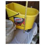 U.S. Mailbox, Decorative Tins, and Mop Bucket