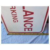 Ambulance No Parking Sign