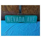 Nevada Ave Street Sign
